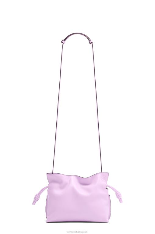Loewe Women Mini Flamenco clutch in nappa calfskin 206XF559 Bloom Orchid