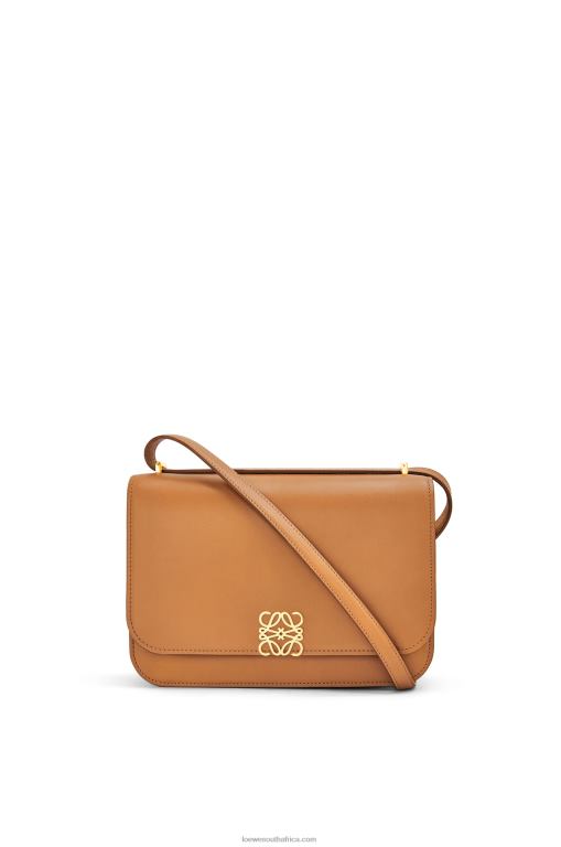 Loewe Women Goya bag in silk calfskin 206XF300 Warm Desert