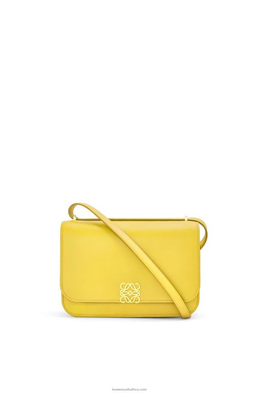 Loewe Women Goya bag in silk calfskin 206XF302 Yellow