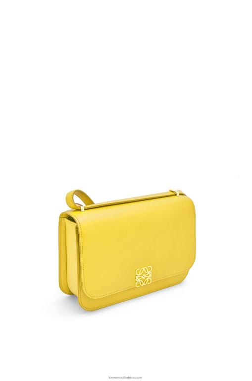 Loewe Women Goya bag in silk calfskin 206XF302 Yellow