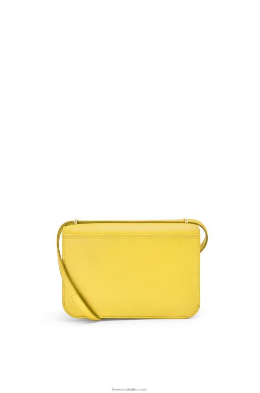 Loewe Women Goya bag in silk calfskin 206XF302 Yellow