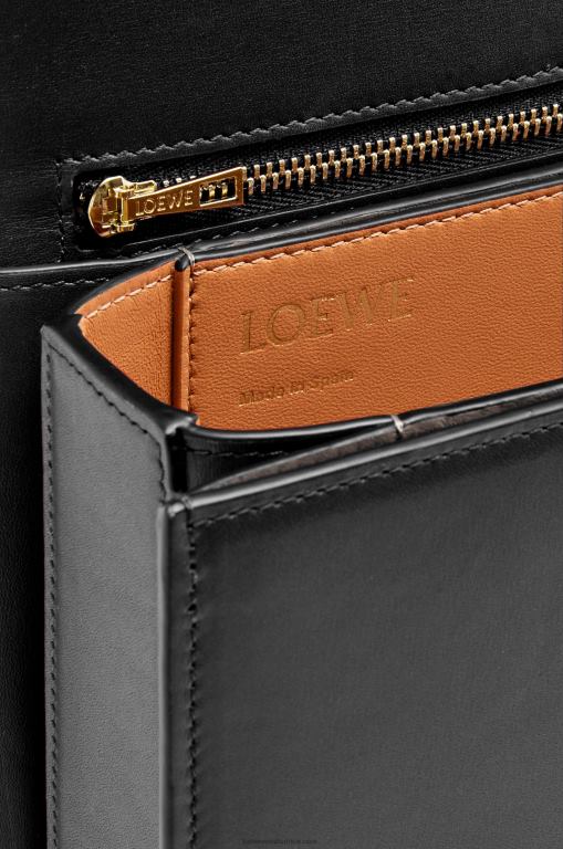 Loewe Women Goya bag in silk calfskin 206XF306 Black