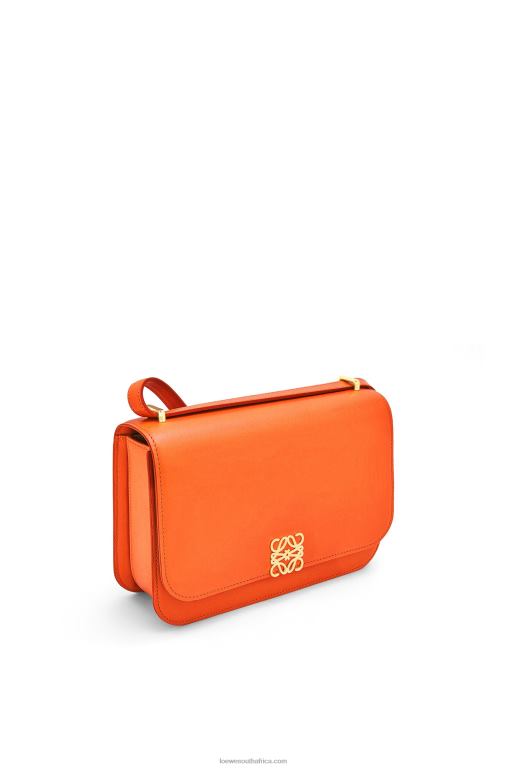Loewe Women Goya bag in silk calfskin 206XF494 Orange