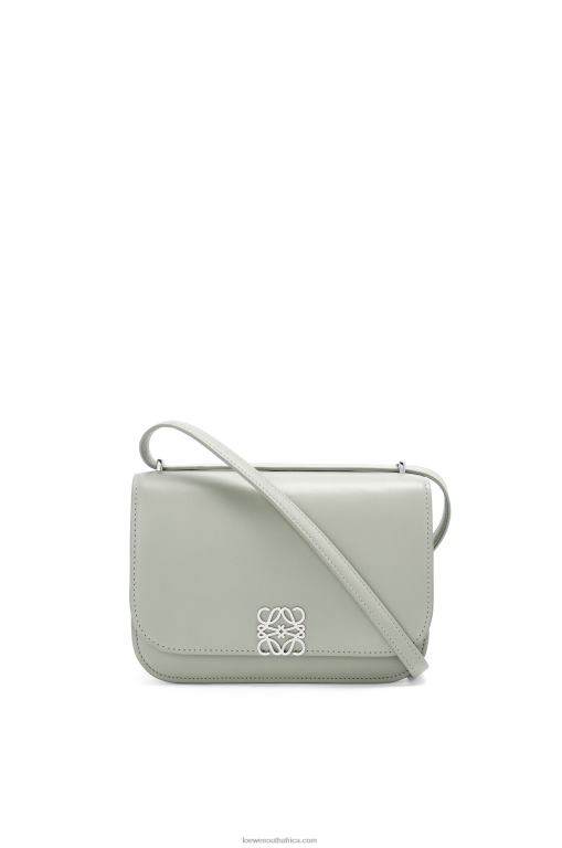 Loewe Women Goya bag in silk calfskin 206XF507 Ash Grey