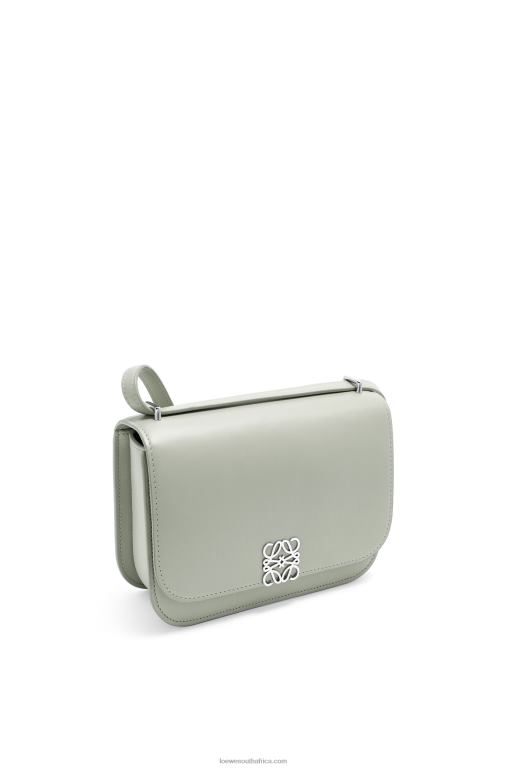 Loewe Women Goya bag in silk calfskin 206XF507 Ash Grey