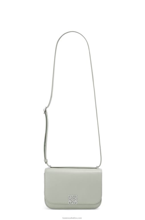 Loewe Women Goya bag in silk calfskin 206XF507 Ash Grey