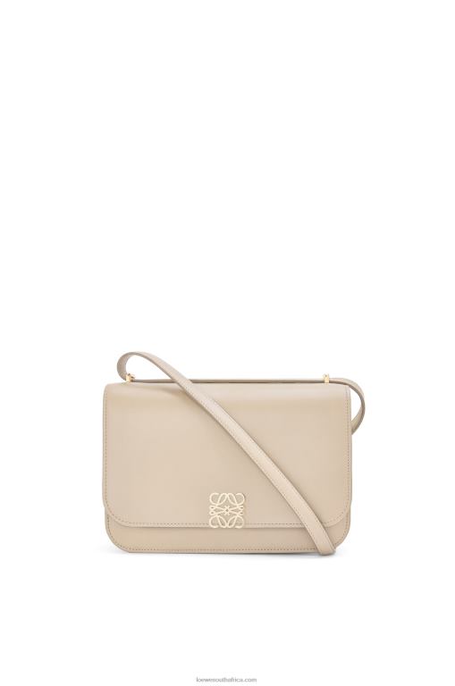 Loewe Women Goya bag in silk calfskin 206XF546 Light Ghost