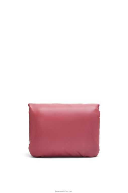 Loewe Women Puffer Goya bag in shiny nappa lambskin 206XF489 Plumrose