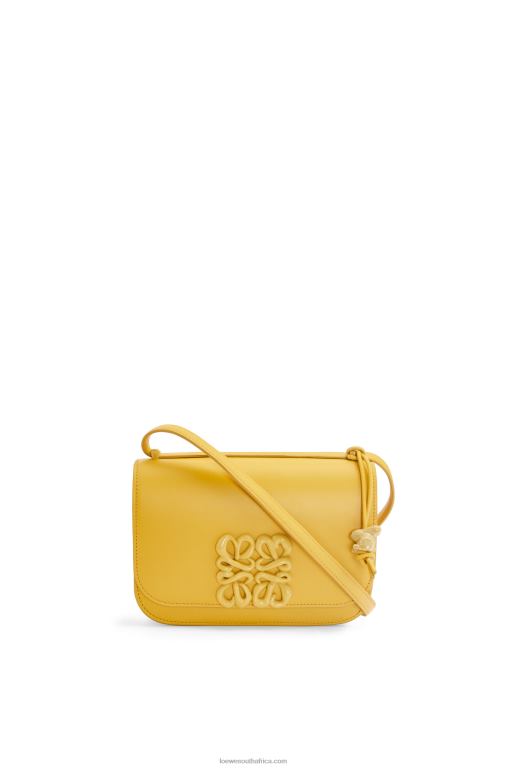 Loewe Women Small Goya bag in silk calfskin 206XF263 Pale Yellow Glaze