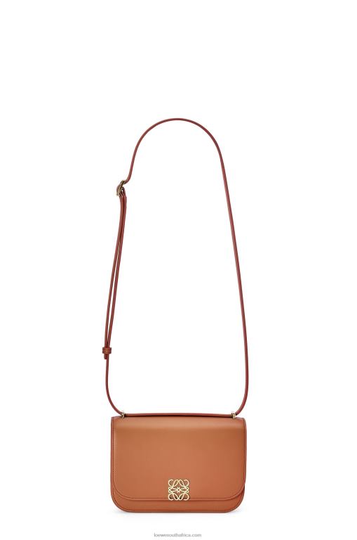 Loewe Women Small Goya bag in silk calfskin 206XF280 Tan