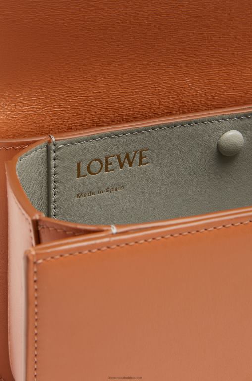 Loewe Women Small Goya bag in silk calfskin 206XF280 Tan