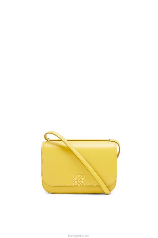 Loewe Women Small Goya bag in silk calfskin 206XF304 Yellow