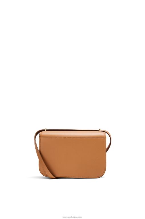 Loewe Women Small Goya bag in silk calfskin 206XF305 Warm Desert