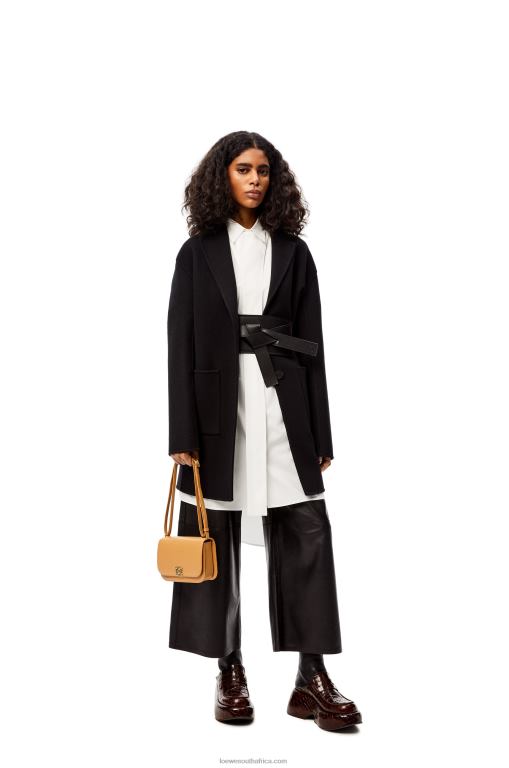 Loewe Women Small Goya bag in silk calfskin 206XF305 Warm Desert