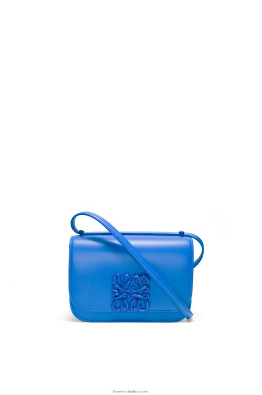Loewe Women Small Goya bag in silk calfskin 206XF481 Scuba Blue