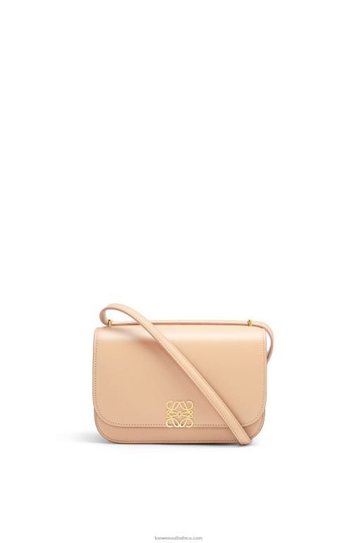 Loewe Women Small Goya bag in silk calfskin 206XF493 Nude