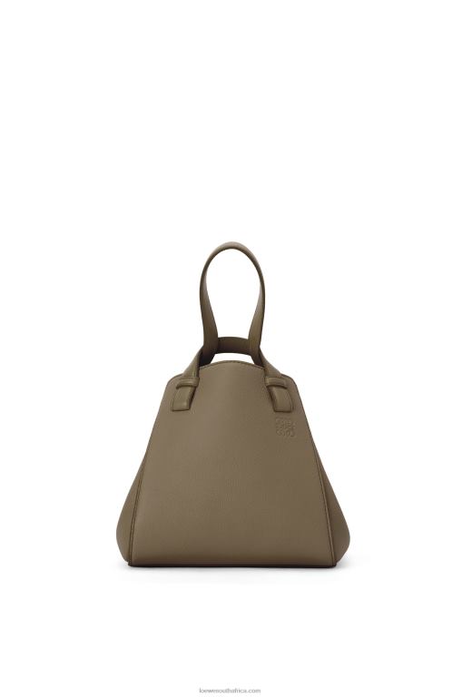 Loewe Women Hammock Nugget bag in soft grained calfskin 206XF500 Laurel Green
