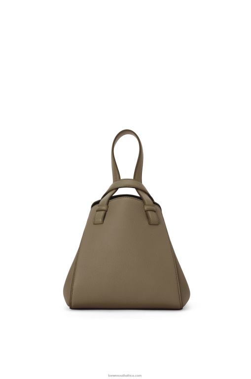 Loewe Women Hammock Nugget bag in soft grained calfskin 206XF500 Laurel Green