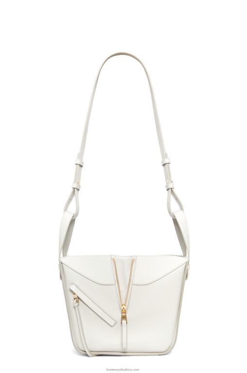 Loewe Women Maruja Mallo Hammock compact bag in classic calfskin 206XF339 Soft White