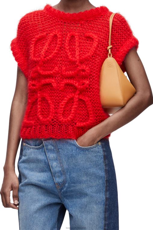 Loewe Women Mini Hammock Hobo bag in classic calfskin 206XF323 Warm Desert