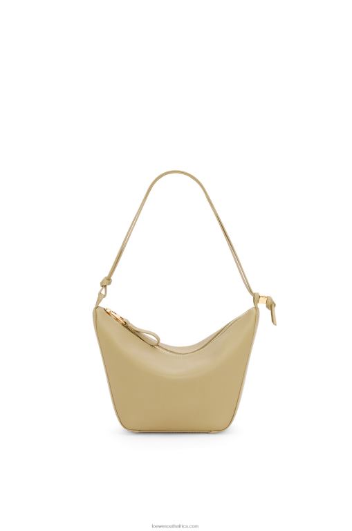 Loewe Women Mini Hammock Hobo bag in classic calfskin 206XF325 Clay Green