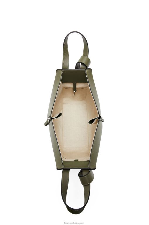 Loewe Women Small Hammock bag in classic calfskin 206XF524 Avocado Green