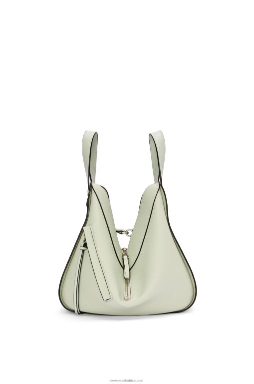 Loewe Women Small Hammock bag in soft grained calfskin 206XF370 Light Celadon
