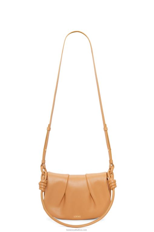 Loewe Women Paseo satchel in shiny nappa calfskin 206XF334 Warm Desert