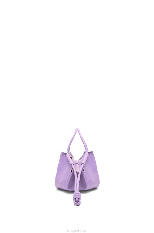 Loewe Women Small Paseo bag in shiny nappa calfskin 206XF354 Light Mauve