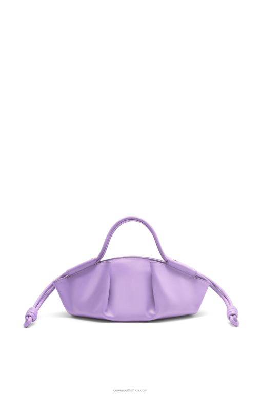 Loewe Women Small Paseo bag in shiny nappa calfskin 206XF354 Light Mauve