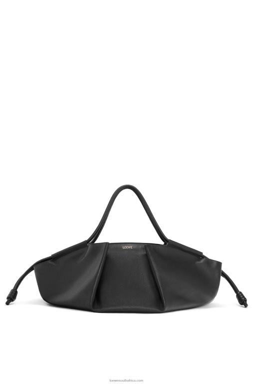 Loewe Women XL Paseo bag in shiny nappa calfskin 206XF401 Black
