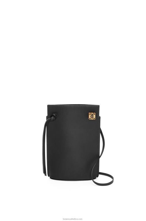 Loewe Women Dice pocket in classic calfskin 206XF575 Black