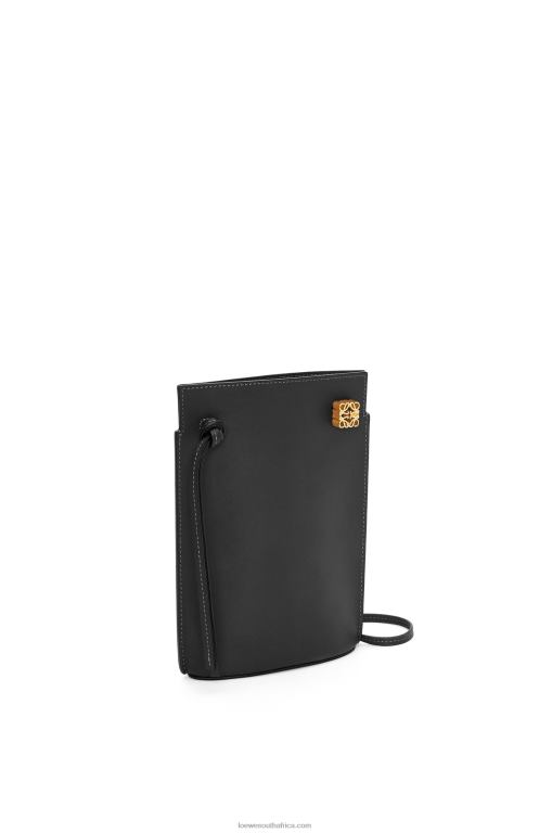 Loewe Women Dice pocket in classic calfskin 206XF575 Black