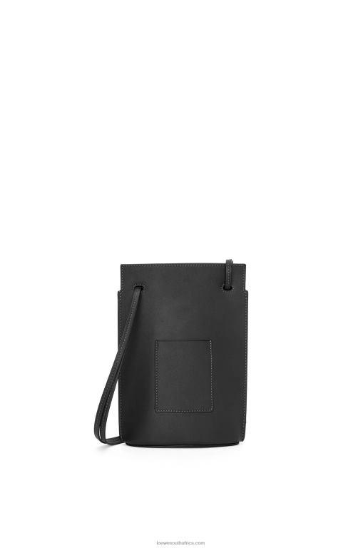 Loewe Women Dice pocket in classic calfskin 206XF575 Black