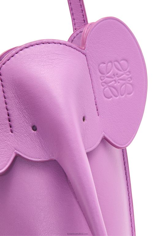 Loewe Women Elephant Pocket in classic calfskin 206XF581 Rockrose