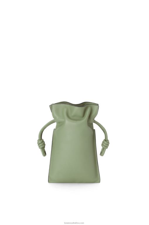 Loewe Women Flamenco Pocket in nappa calfskin 206XF293 Rosemary