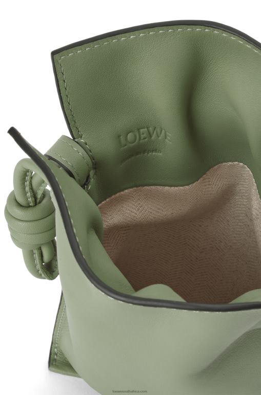 Loewe Women Flamenco Pocket in nappa calfskin 206XF293 Rosemary