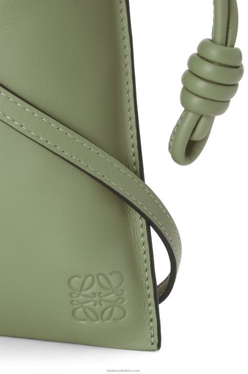Loewe Women Flamenco Pocket in nappa calfskin 206XF293 Rosemary