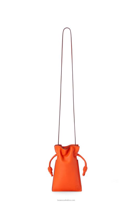Loewe Women Flamenco Pocket in nappa calfskin 206XF599 Orange