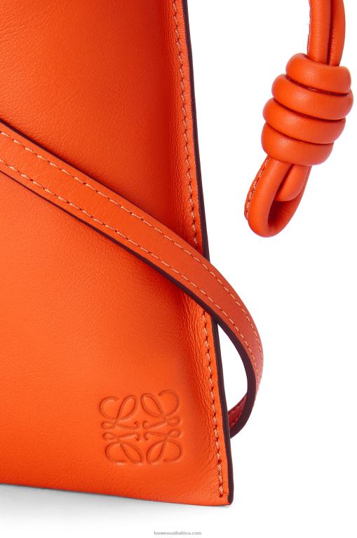 Loewe Women Flamenco Pocket in nappa calfskin 206XF599 Orange