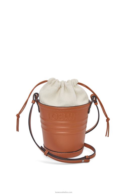 Loewe Women Jardinier pocket in calfskin 206XF227 Tan