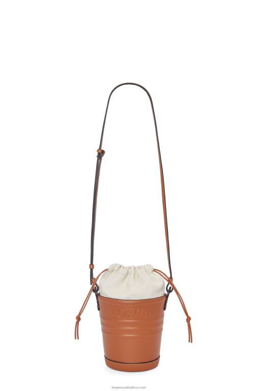 Loewe Women Jardinier pocket in calfskin 206XF227 Tan