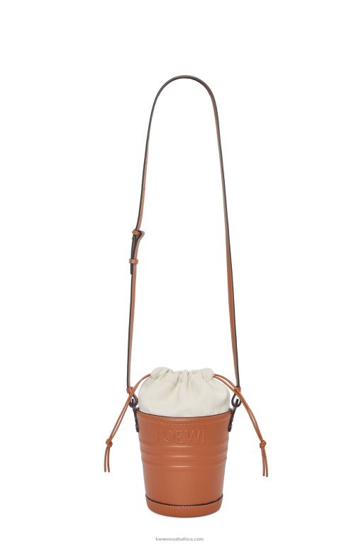 Loewe Women Jardinier pocket in calfskin 206XF227 Tan