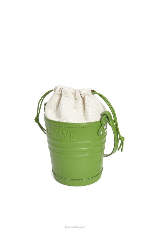 Loewe Women Jardinier pocket in calfskin 206XF228 Spring Green