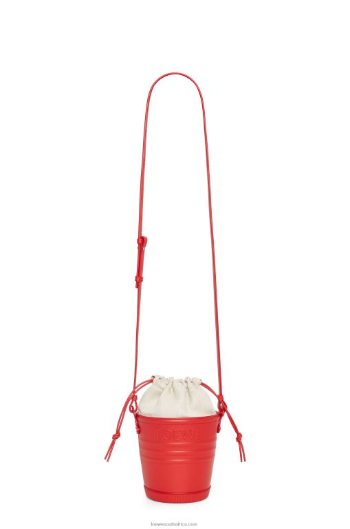 Loewe Women Jardinier pocket in calfskin 206XF229 Red