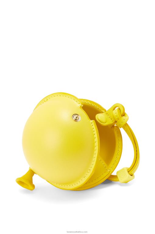 Loewe Women Balloon pouch in classic calfskin 206XF629 Yellow