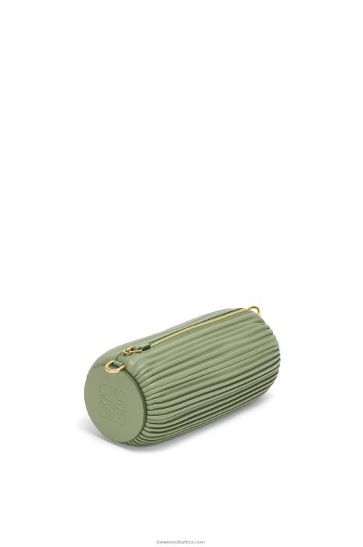 Loewe Women Bracelet pouch in nappa calfskin 206XF590 Rosemary