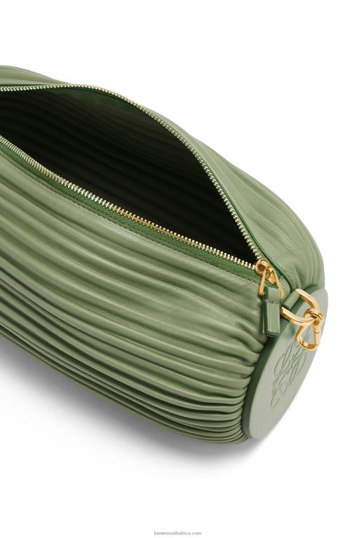 Loewe Women Bracelet pouch in nappa calfskin 206XF590 Rosemary