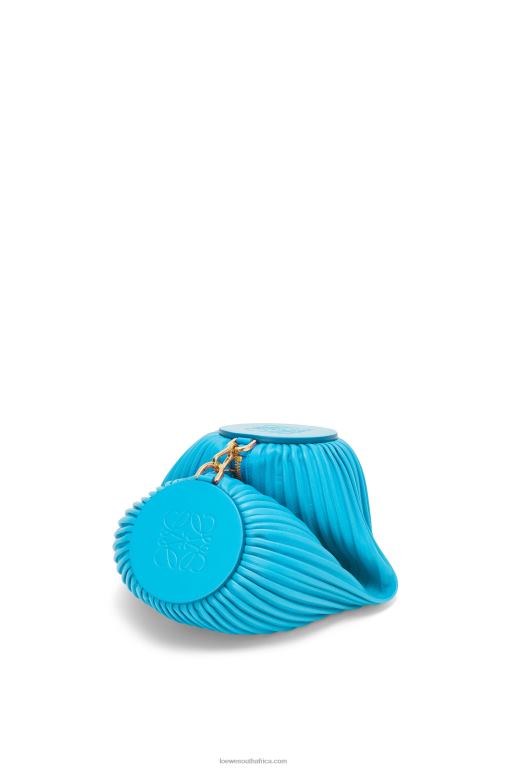 Loewe Women Bracelet pouch in nappa calfskin 206XF591 Cyan