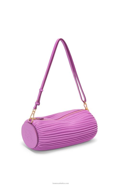 Loewe Women Bracelet pouch in nappa calfskin 206XF598 Bright Purple